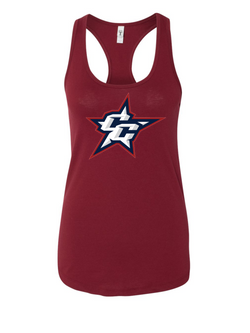 Cheatham Stars Football Fitted Tank Top
