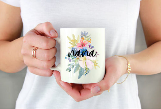 Mothers Day Gift for Grandma - Gift for Nana - Birthday Gift for Nana - Pregnancy Announcement - Coffee Mug - Birthday Gift - Personalized