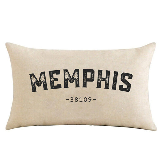 Custom City and State Throw Pillow - Housewarming Gift - New Home Gift - Realtor Gift - Custom City and State Gift
