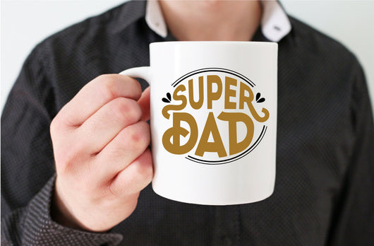 Father's Day Mug - Gift for Dad - Super Dad Mug