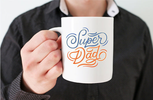 Father's Day Mug - Super Dad Mug - Gift for Dad