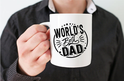 Father's Day Gift - World's Best Dad Mug - Fathers Day Mug