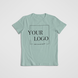 Company Logo Printed Shirt - One Color Print - Corporate Logo Tee