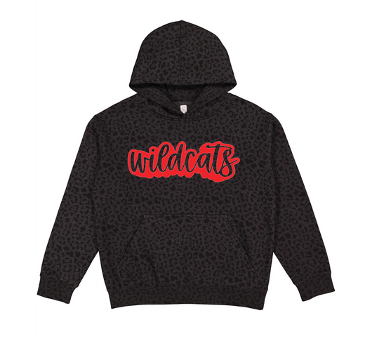 Black Leopard Wildcats Hoodie
