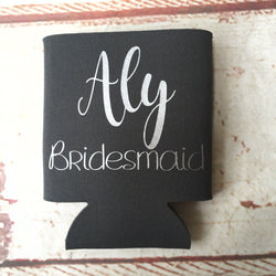 Bridal Party Custom Names - Personalized Custom Bachelorette Party Can Coolers