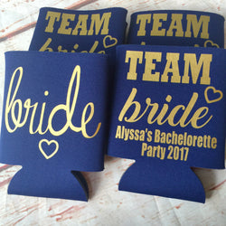 Team Bride Heart - Personalized Custom Bachelorette Party Favors