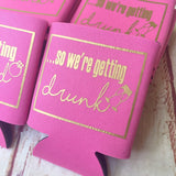 I'm Getting Married - Personalized Custom Bachelorette Can Coolers