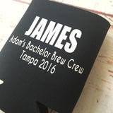 Custom Name - Personalized Custom Bachelor Party Can Coolers