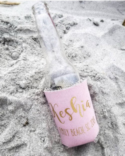 Bachelorette Can Coolers - Personalized Custom Bachelorette Party Favors
