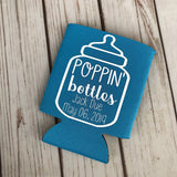 Poppin Bottles - Personalized Baby Shower Can Coolers