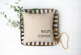 Personalized Family Name Pillow