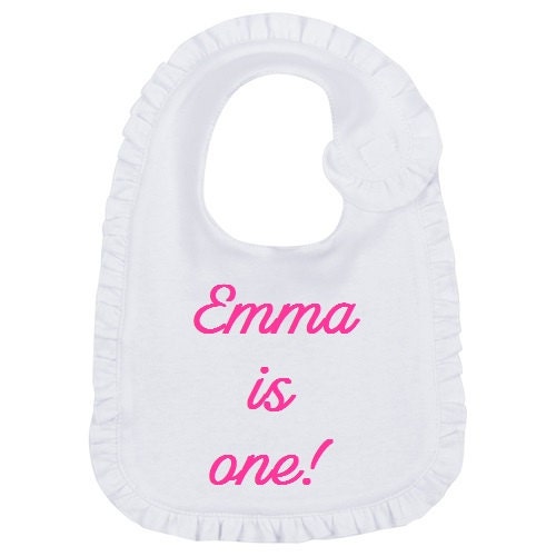 First Birthday Bib - Girls First Birthday Bib - First Birthday Party - First Birthday Outfit - First Birthday Cake Smash- Cake Smash Photo