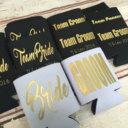Wedding Party Favors - Team Bride / Team Groom - Personalized Custom Bachelorette Party Favors