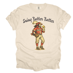 Swing Batter Batter Musketeers Softball Shirt