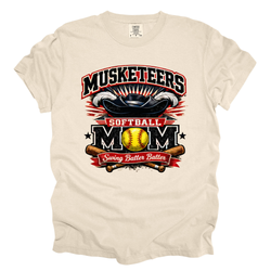 Musketeers Mom Softball Shirt