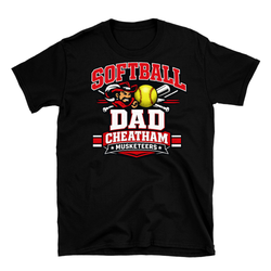 Softball Dad Musketeers Softball Shirt