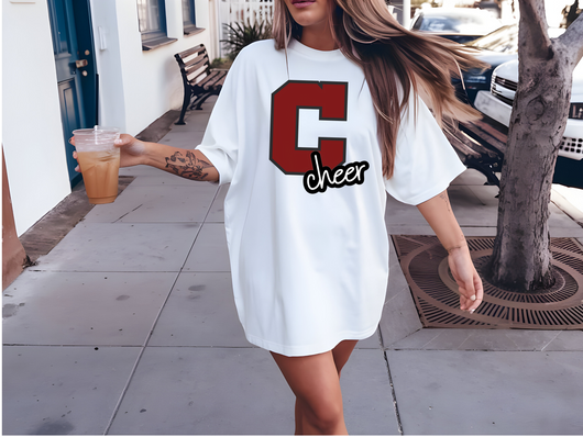 Comfort Color - Jr Cubs Power C Cheer Shirt