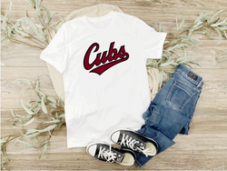 Cubs Script Tee