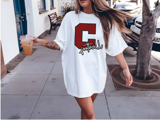 Comfort Color - Cubs Power C Football Shirt