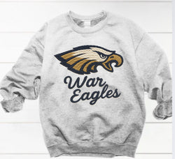 Faux Yarn Applique Sycamore War Eagles Shirt