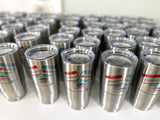 Corporate Gift Idea - Custom Corporate Logo 20 oz. Polar Stainless Steel Vacuum Insulated Tumbler w/Lid