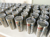Corporate Gift Idea - Custom Corporate Logo 20 oz. Polar Stainless Steel Vacuum Insulated Tumbler w/Lid