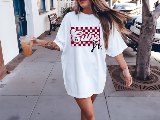 Comfort Color - Jr Cubs Checkered Shirt