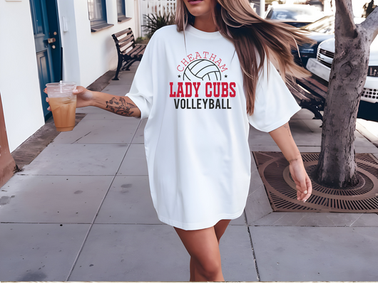 Comfort Color - Lady Cubs Volleyball Tee