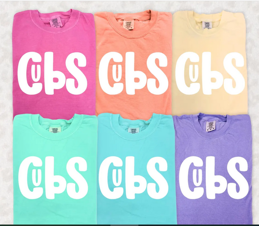 Cubs Colored Tee