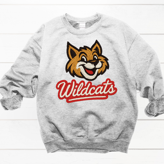 Faux Yarn Applique Ashland City Wildcats Shirt