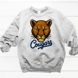 Faux Yarn Applique West Cheatham Cougars Shirt