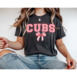 Cubs Logo Coquette Tee