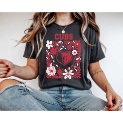 Floral Cubs Shirt