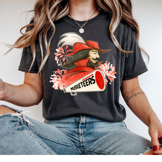 Cheatham Cheer  Musketeers Tee