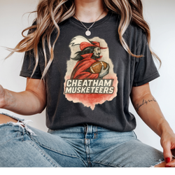 Cheatham Football Musketeers Tee