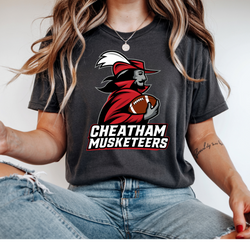 Cheatham Football Musketeers Tee