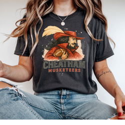Cheatham Football Musketeers Tee