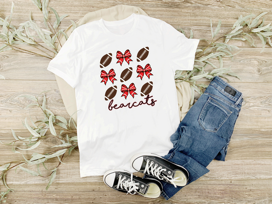 Bearcats Coquette Style Tee