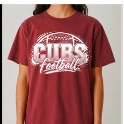 Cheatham Cubs Football Tee