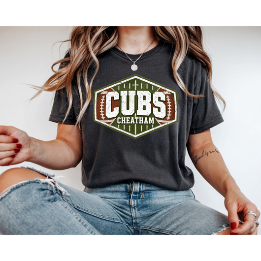 Cheatham Cubs Football Field Tee