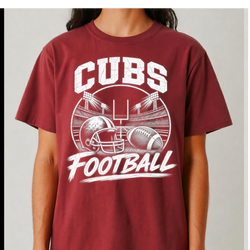 Cheatham Cubs Under the Lights Football Tee