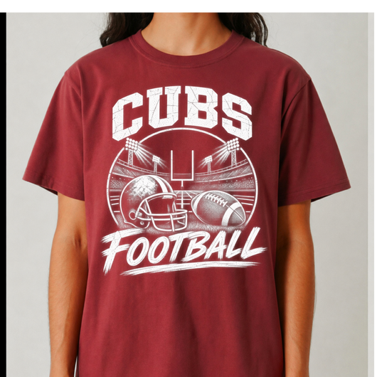 Cheatham Cubs Under the Lights Football Tee