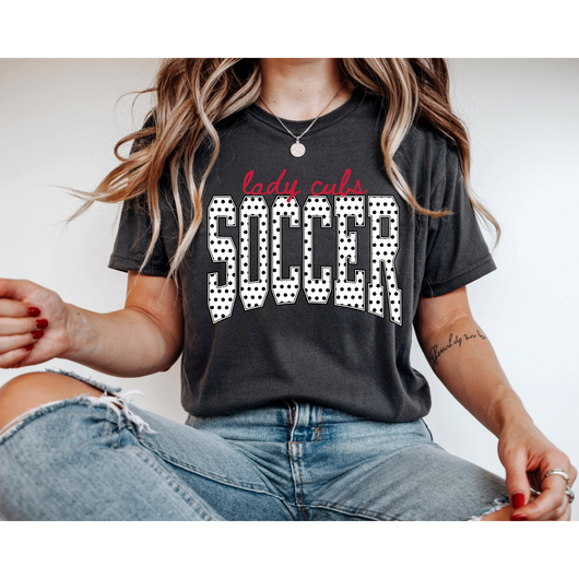 Lady Cubs Polka Dot Soccer Tee