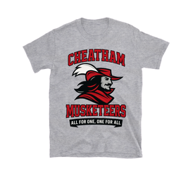Cheatham Collegiate Style Musketeers Tee