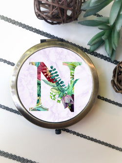 Bridesmaid Gift - Personalized Bridesmaid Gift - Personalized Compact Mirror - Gift for Her - Bridesmaid Proposal