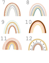 Personalized Boho Rainbow  Name Pillow - Rainbow Baby - Rainbow Nursery Decor - Boho Baby Nursery - Baby Shower Gift - Rainbow Baby Gift
