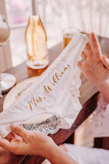 Personalized Bride Panties - Custom Bride Panties - Bridal Lingerie - Bachelorette Party Gift - Bachelorette Party - Bride Gift