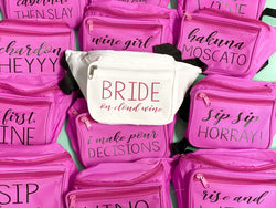 Fanny Pack Bachelorette - Wine Bachelorette Fanny Packs - Wine Theme Fanny Packs - Fanny Packs - Bachelorette Outfits - Bachelorette Party