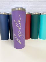 Personalized Engraved Tumbler - Skinny Tumblers - Engraved Tumbler - Custom Wedding Party Gifts - Personalized Birthday Gift