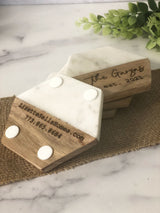 Personalized Coasters - Closing Gift from Realtors to Clients